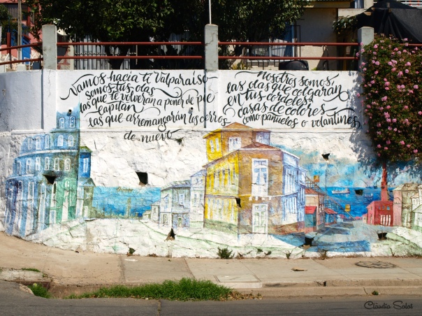 Un dels centenars de murals que es poden trobar per la ciutat.